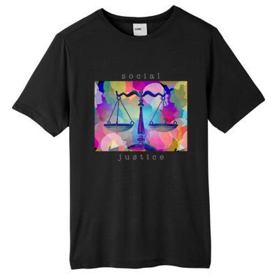 Social Justice Gift Tall Fusion ChromaSoft Performance T-Shirt