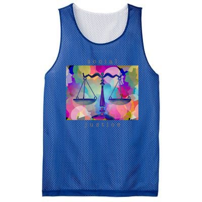 Social Justice Gift Mesh Reversible Basketball Jersey Tank