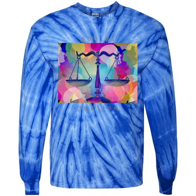 Social Justice Gift Tie-Dye Long Sleeve Shirt