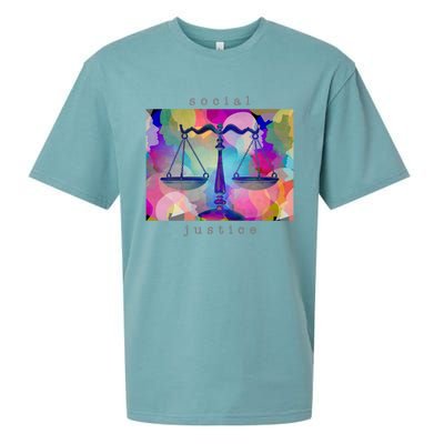 Social Justice Gift Sueded Cloud Jersey T-Shirt