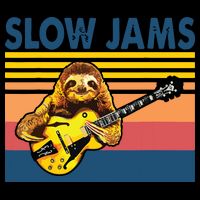 Slow Jams GUITAR Funny Sloth Play Guitar City Backpack