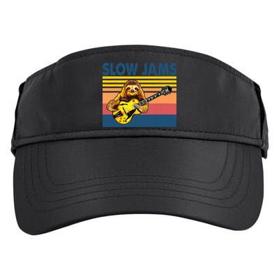 Slow Jams GUITAR Funny Sloth Play Guitar Adult Drive Performance Visor