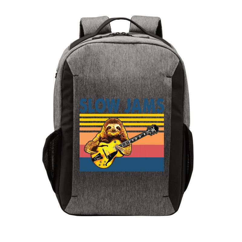 Slow Jams GUITAR Funny Sloth Play Guitar Vector Backpack