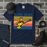 Slow Jams GUITAR Funny Sloth Play Guitar Tall T-Shirt