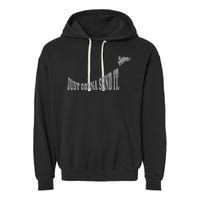 Snowmobile Just Gonna Send It Funny Sled Snowmobiling Gift Garment-Dyed Fleece Hoodie
