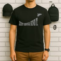 Snowmobile Just Gonna Send It Funny Sled Snowmobiling Gift T-Shirt