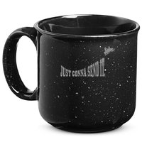 Snowmobile Just Gonna Send It Funny Sled Snowmobiling Gift 15oz Campfire Ceramic Mug