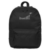 Snowmobile Just Gonna Send It Funny Sled Snowmobiling Gift 16 in Basic Backpack