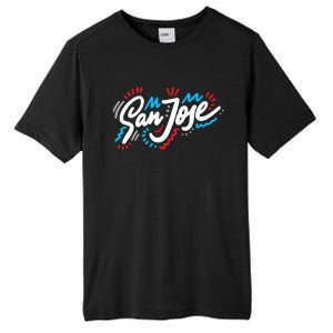 San Jose Hand Drawn Logo Tall Fusion ChromaSoft Performance T-Shirt