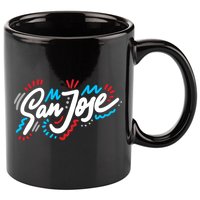 San Jose Hand Drawn Logo 11oz C Handle Ceramic Mug