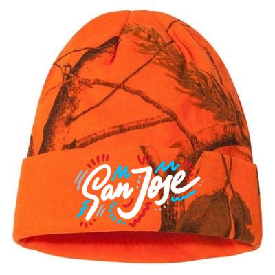 San Jose Hand Drawn Logo Kati Licensed 12" Camo Beanie