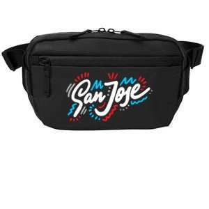 San Jose Hand Drawn Logo Crossbody Pack