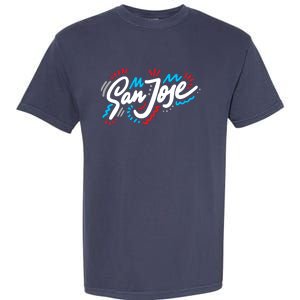 San Jose Hand Drawn Logo Garment-Dyed Heavyweight T-Shirt