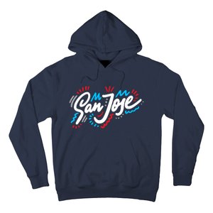 San Jose Hand Drawn Logo Hoodie