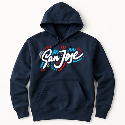 San Jose Hand Drawn Logo Hoodie