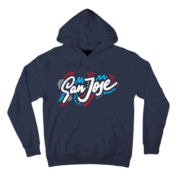 San Jose Hand Drawn Logo Hoodie