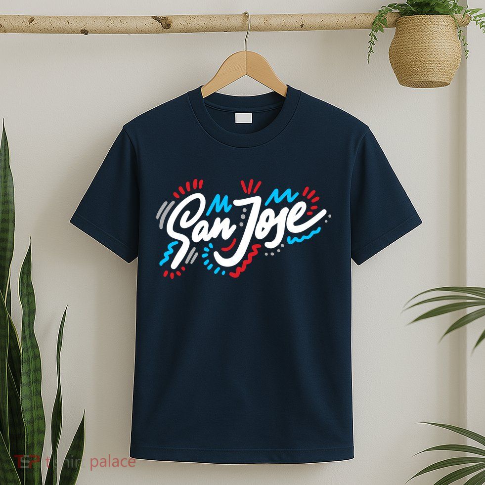 San Jose Hand Drawn Logo T-Shirt