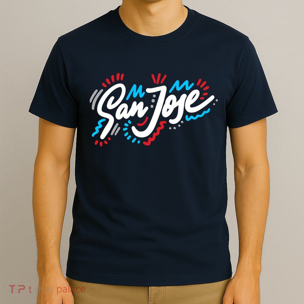 San Jose Hand Drawn Logo T-Shirt