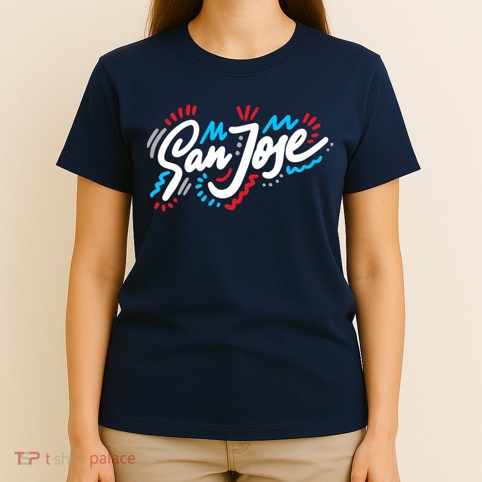 San Jose Hand Drawn Logo T-Shirt