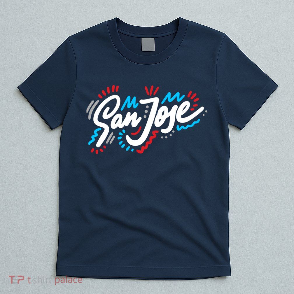 San Jose Hand Drawn Logo T-Shirt