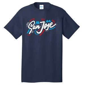 San Jose Hand Drawn Logo Tall T-Shirt