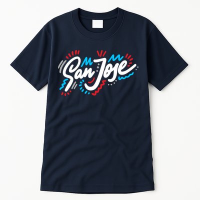 San Jose Hand Drawn Logo Tall T-Shirt