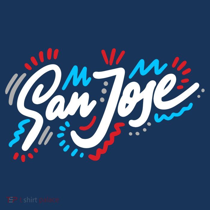 San Jose Hand Drawn Logo Tall T-Shirt