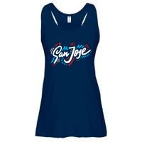 San Jose Hand Drawn Logo Ladies Essential Flowy Tank