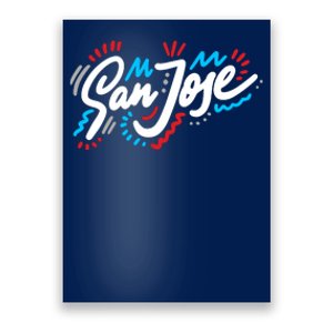 San Jose Hand Drawn Logo Poster