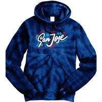 San Jose Hand Drawn Logo Tie Dye Hoodie