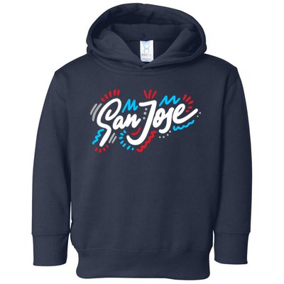 San Jose Hand Drawn Logo Toddler Hoodie
