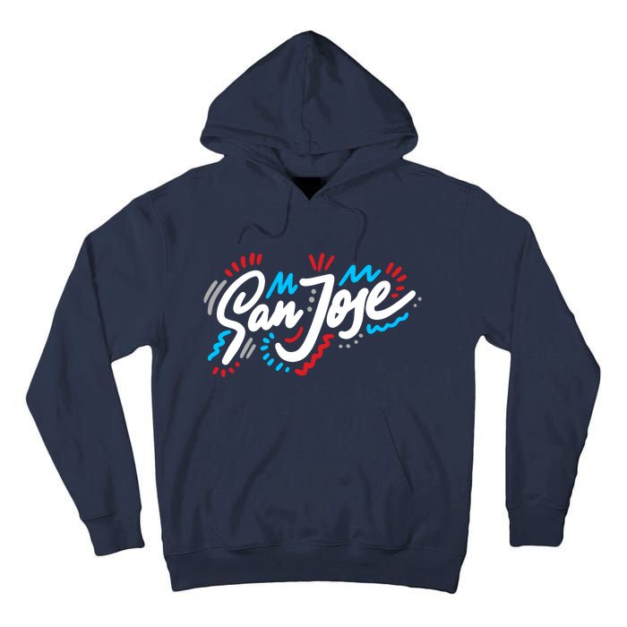 San Jose Hand Drawn Logo Tall Hoodie