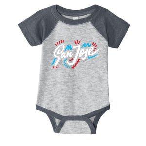 San Jose Hand Drawn Logo Infant Baby Jersey Bodysuit