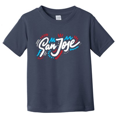 San Jose Hand Drawn Logo Toddler T-Shirt