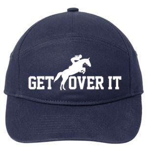 Show Jumping Horse Show Gift Equestrian Rider 7-Panel Snapback Hat