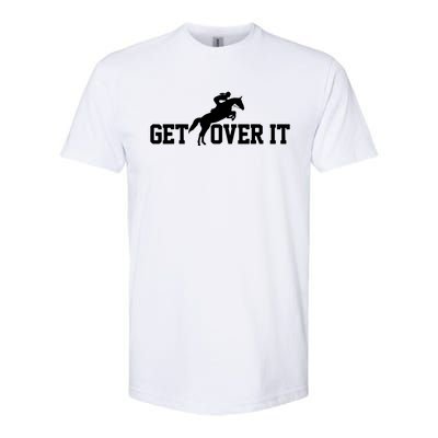 Show Jumping Horse Show Gift Equestrian Rider Softstyle CVC T-Shirt