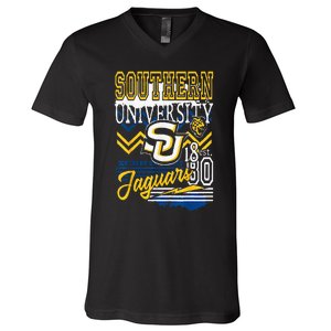 Southern Jaguars Hbcu V-Neck T-Shirt