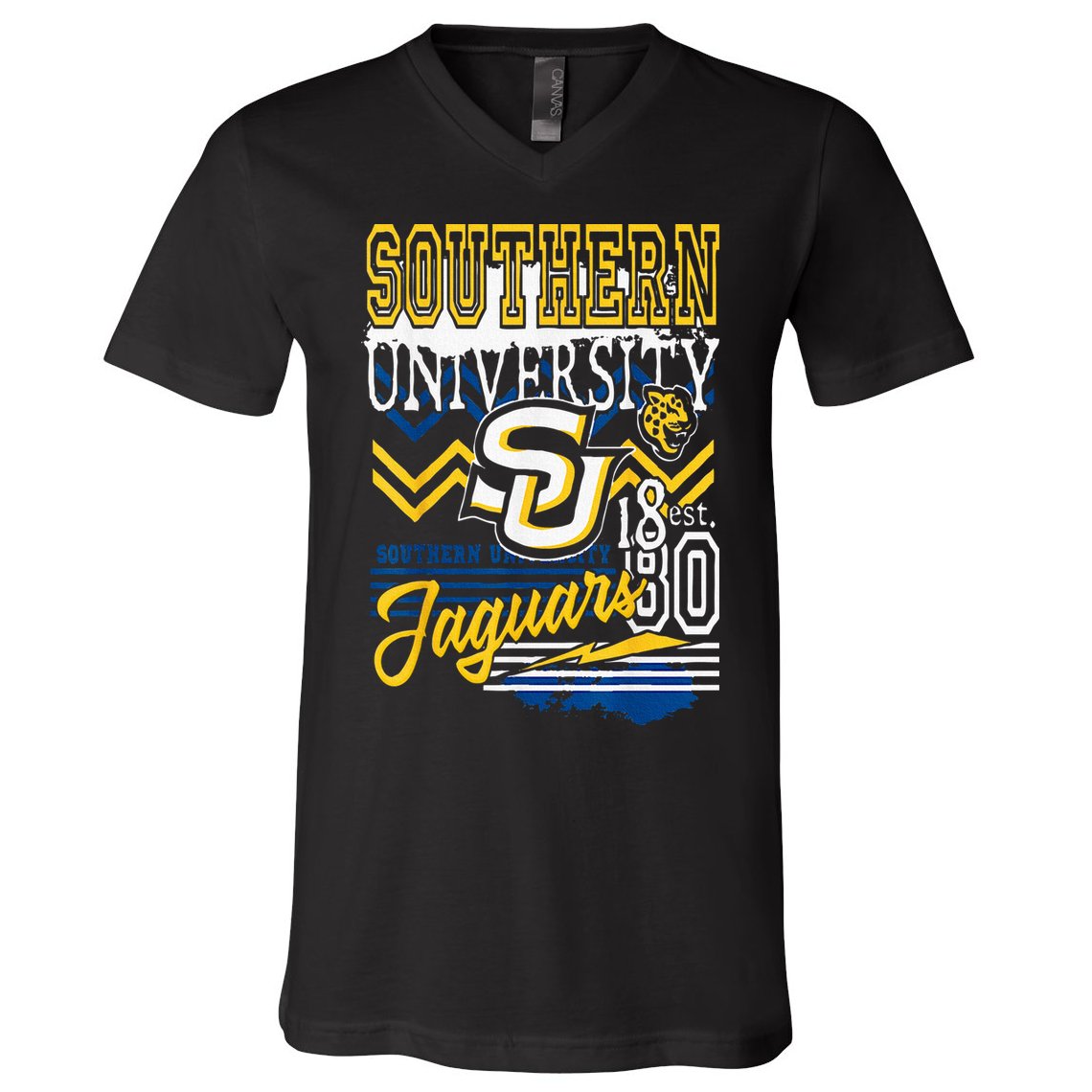 Southern Jaguars Hbcu V-Neck T-Shirt