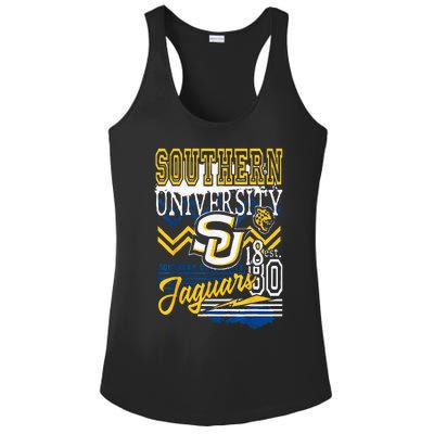 Southern Jaguars Hbcu Ladies PosiCharge Competitor Racerback Tank