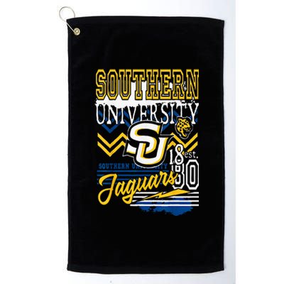 Southern Jaguars Hbcu Platinum Collection Golf Towel