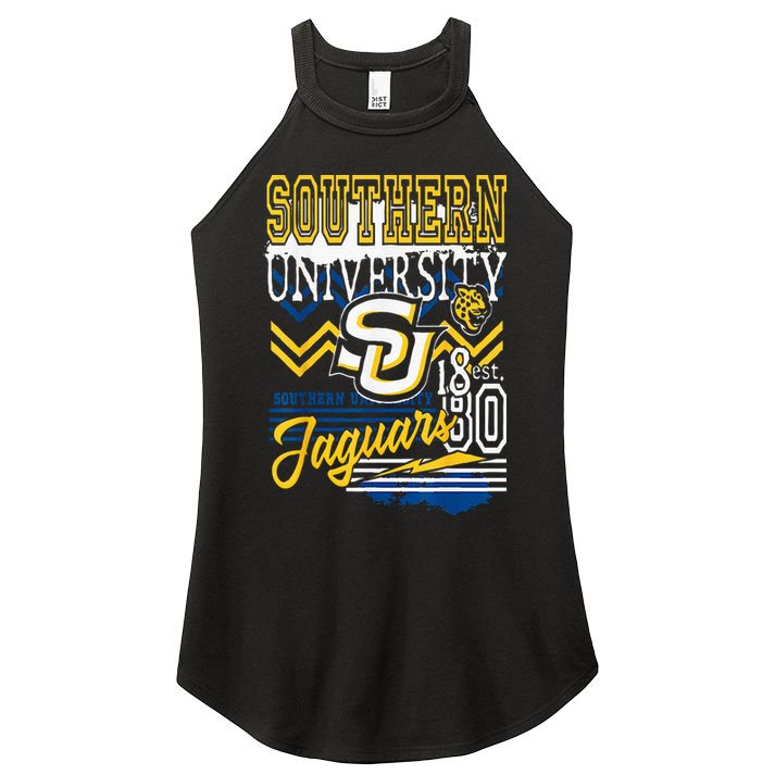 Southern Jaguars Hbcu Women's Perfect Tri Rocker Tank