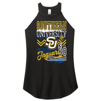 Southern Jaguars Hbcu Women’s Perfect Tri Rocker Tank