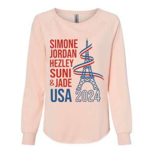 Simone Jordan Hezley Suni & Jade Usa Paris 2024 Womens California Wash Sweatshirt