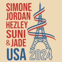Simone Jordan Hezley Suni & Jade Usa Paris 2024 Zip Tote Bag