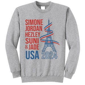 Simone Jordan Hezley Suni & Jade Usa Paris 2024 Tall Sweatshirt