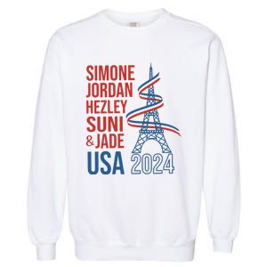 Simone Jordan Hezley Suni & Jade Usa Paris 2024 Garment-Dyed Sweatshirt