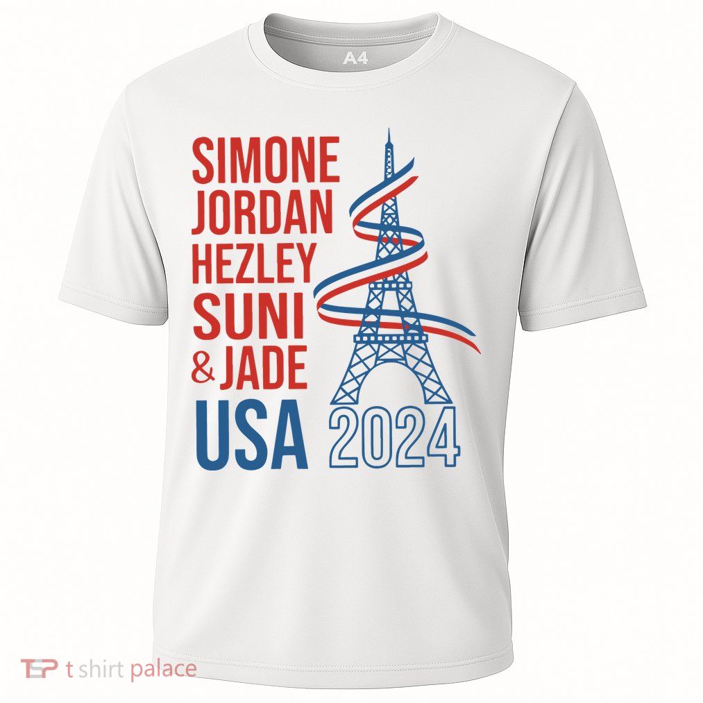Simone Jordan Hezley Suni & Jade Usa Paris 2024 Performance Shirt
