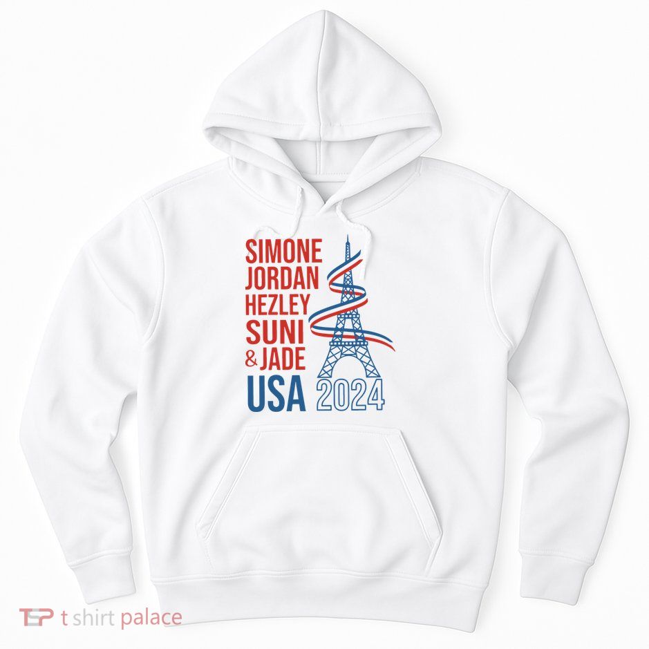 Simone Jordan Hezley Suni & Jade Usa Paris 2024 Hoodie