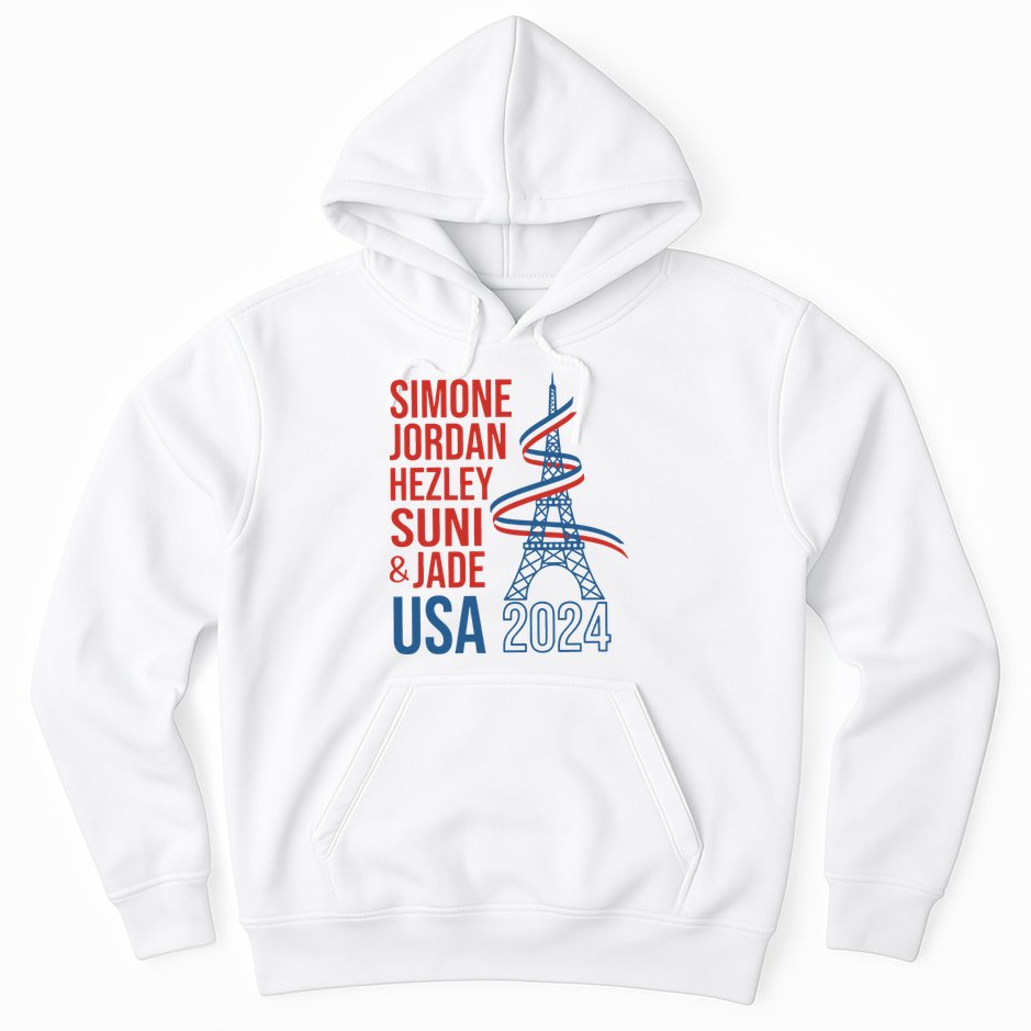 Simone Jordan Hezley Suni & Jade Usa Paris 2024 Hoodie