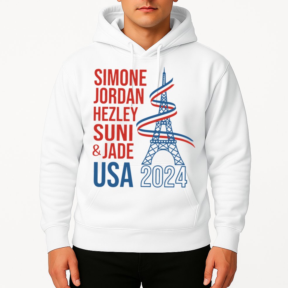 Simone Jordan Hezley Suni & Jade Usa Paris 2024 Hoodie